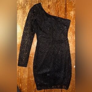 Black One Shoulder Dress